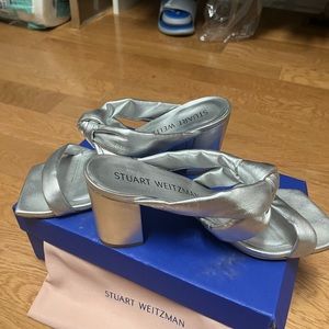 Stuart Weitzman Playa 75 worn once to wedding.  Size 10 great condition.